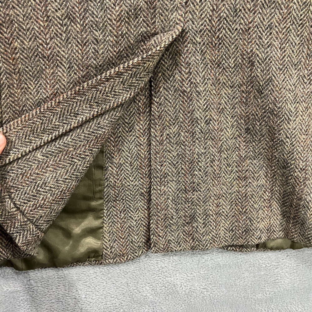 VTG Harris Tweed Blazer Men 40R Scottish Wool Nordstrom Herringbone Sport‎ Coat - Picture 13 of 14